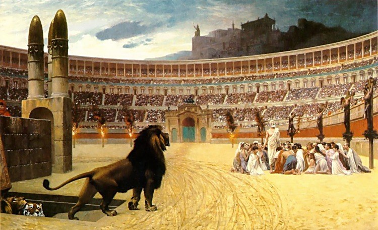 Jean-Leon Gerome The Christian Martyrs Last Prayer